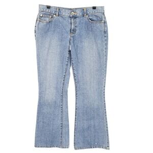 Calvin Klein Jeans Womens Size 9 Light‎ Wash Denim Bootcut Jeans